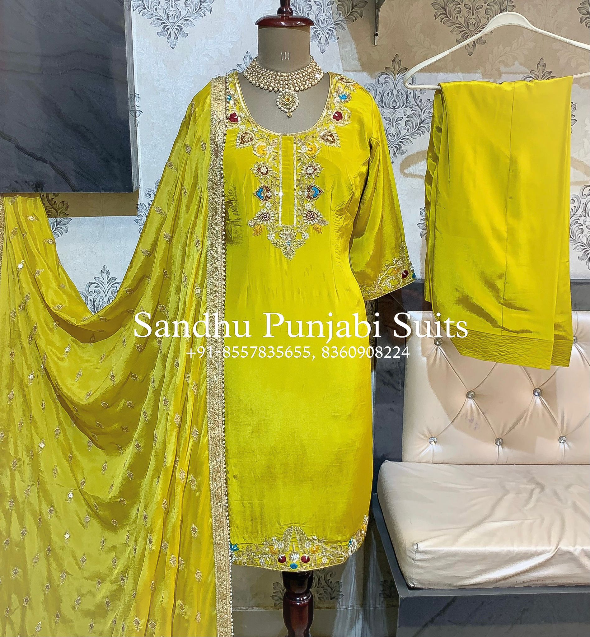Cotton Silk Embroidered Apricot Orange Salwar Kameez – Heritage India  Fashions