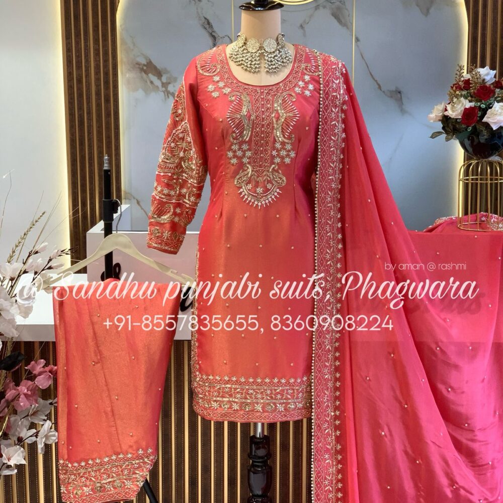 Designer Salwar suit - in shimmer fabric